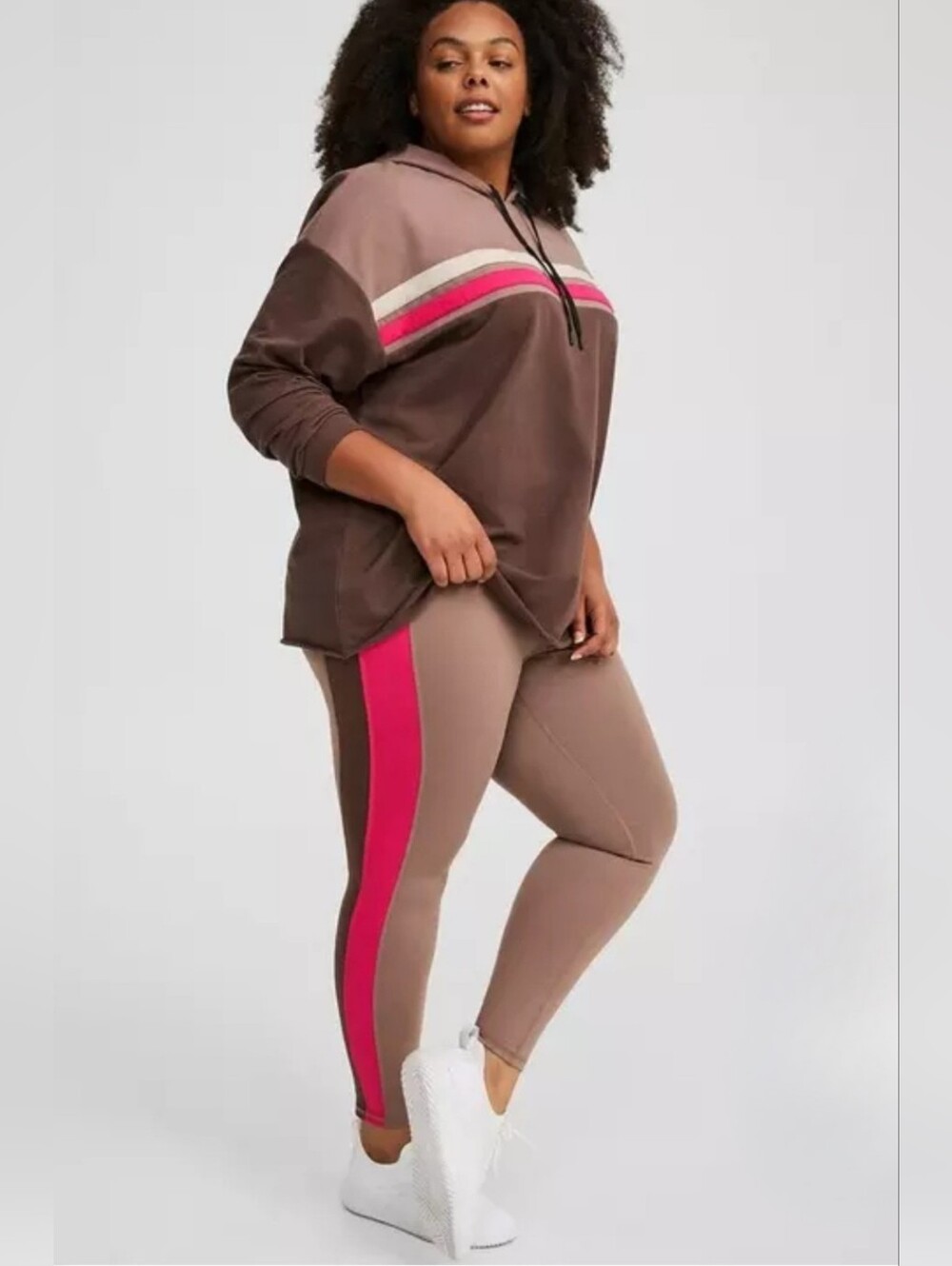 NWT Torrid 1  Performance Core Active High Rise Colorblock Leggings 4002-j